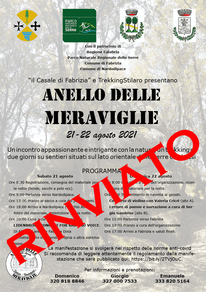 Anello delle Meraviglie (RINVIATO)